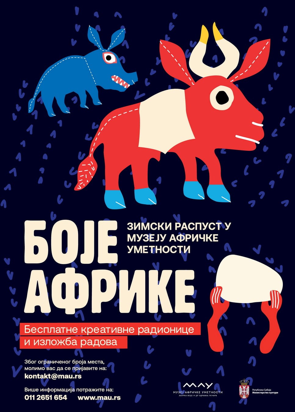 BOJE AFRIKE – KREATIVNE RADIONICE I IZLOŽBA RADOVA