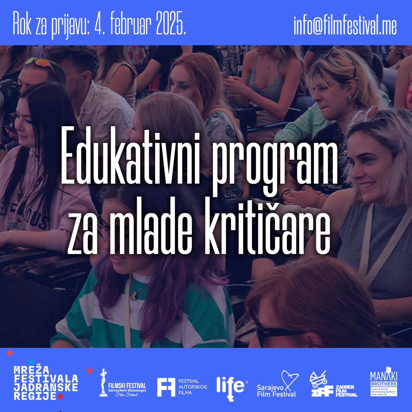 Postanite filmski kritičar uz podršku Mreže festivala Jadranske regije – prijavite se za edukaciju!