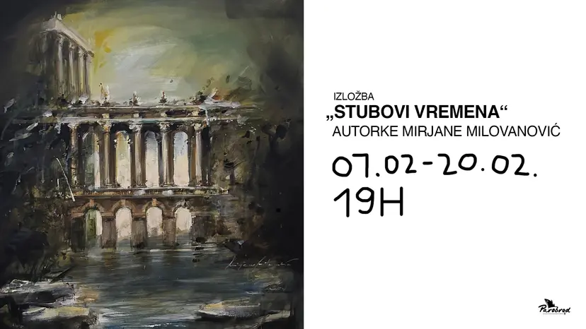 Izložba “Stubovi vremena” Mirjane Milovanović