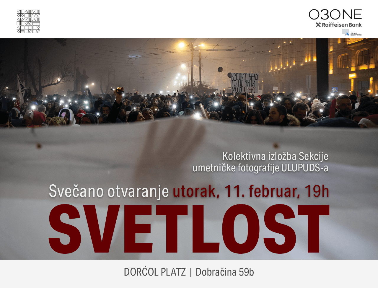 Svečano otvaranje izložbe ‘Svetlost’ – 11. februara
