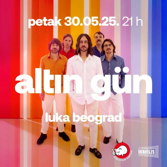Planetarno popularni holandsko-turski bend ALTIN GÜN 30. maja u Luci Beograd