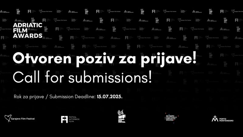 Adriatic Film Awards (AFA) 2025: Otvorene prijave za nove Filmske i TV nagrade Jadranske regije