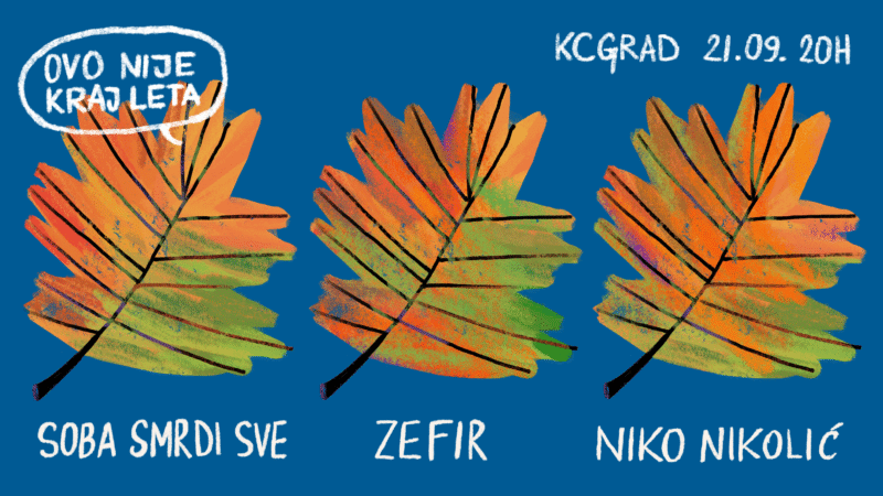 Vikend noviteta Zelenog kačketa: Zefir, Swiss Disease, Soba smrdi sve…