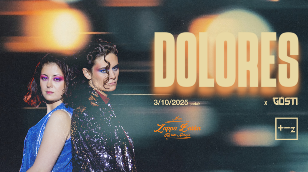 Pop sastav Dolores ovog petka u Beogradu, uz specijalne goste Sajsi MC, Luku Rajića, A.N.D.R. i Retrospektivu