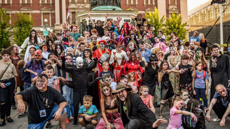 12. Zombie Walk u okviru 19. Festivala srpskog filma fantastike Nedelja, 9. novembar 2025. • mts Dvorana