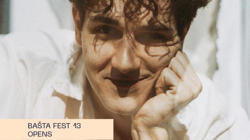 Glumac Ognjen Mićović otvara 13. Bašta Fest