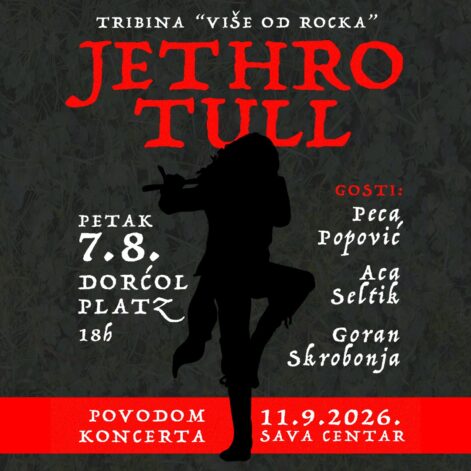 JETHRO TULL u fokusu: tribina o fenomenu legendarnog benda početkom avgusta u Dorćol Platzu!